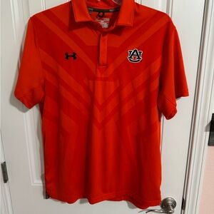 Auburn Under Armour Men's Orange Polo Shirt XL